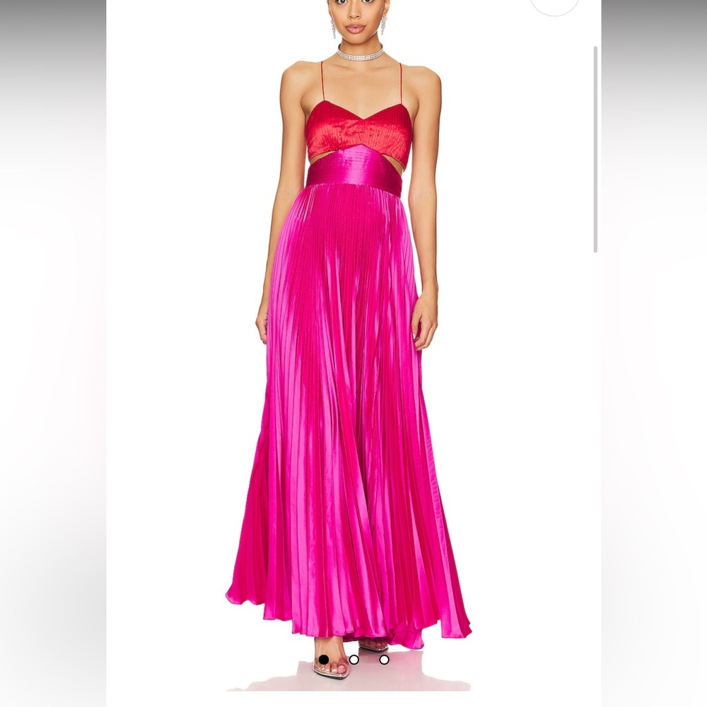 Elegant Pink Evening Gown